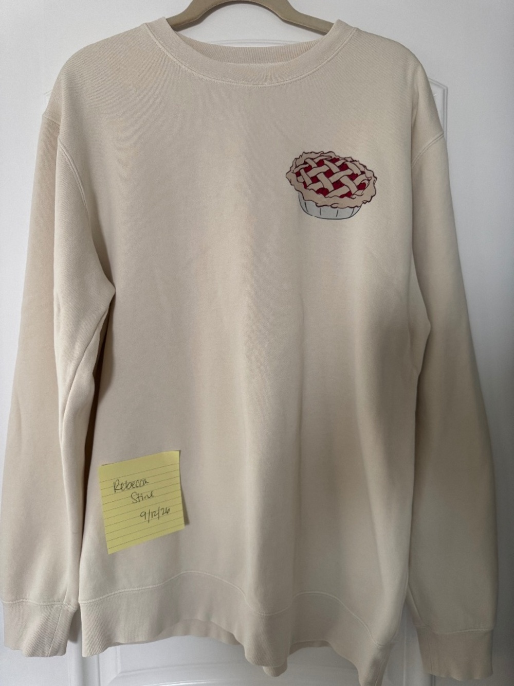 Living Fully Sweet as Pie Cherry Pie sweatshirt